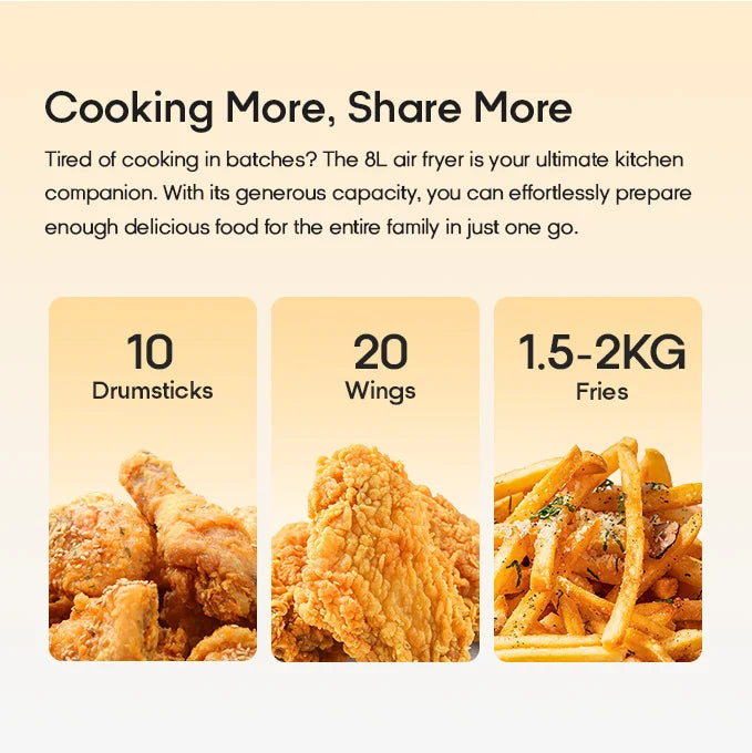 Syinix Air fryer 8L