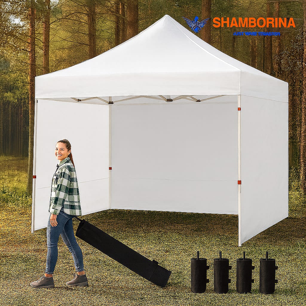 Heavy Duty Canopy Tent 3*3 mtrs+Carry Bag+4 Sandbags