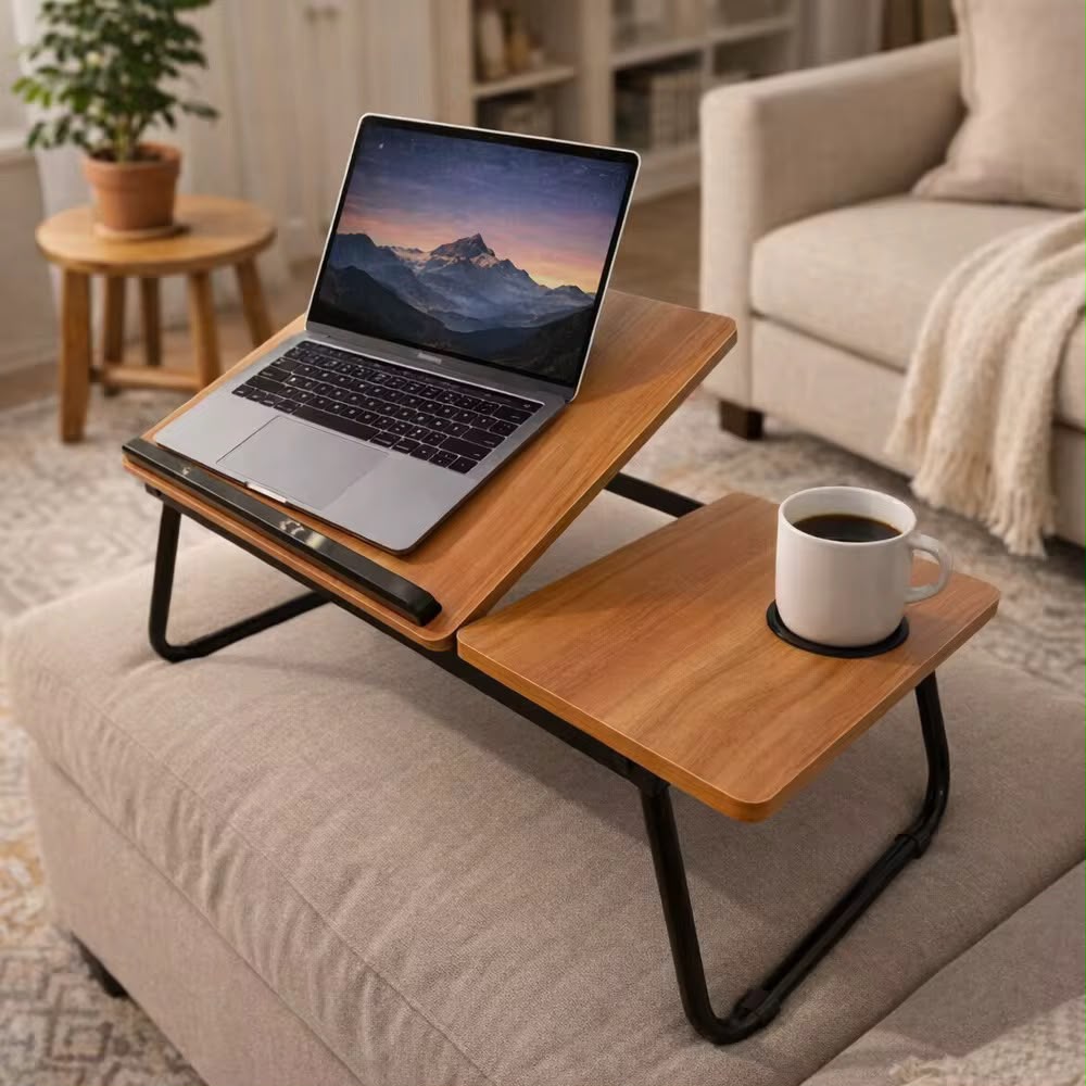Foldable Tilting Laptop Bed Table