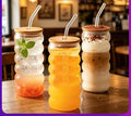 Portable smoothie jar with straw