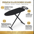 Premium Black ironing Board