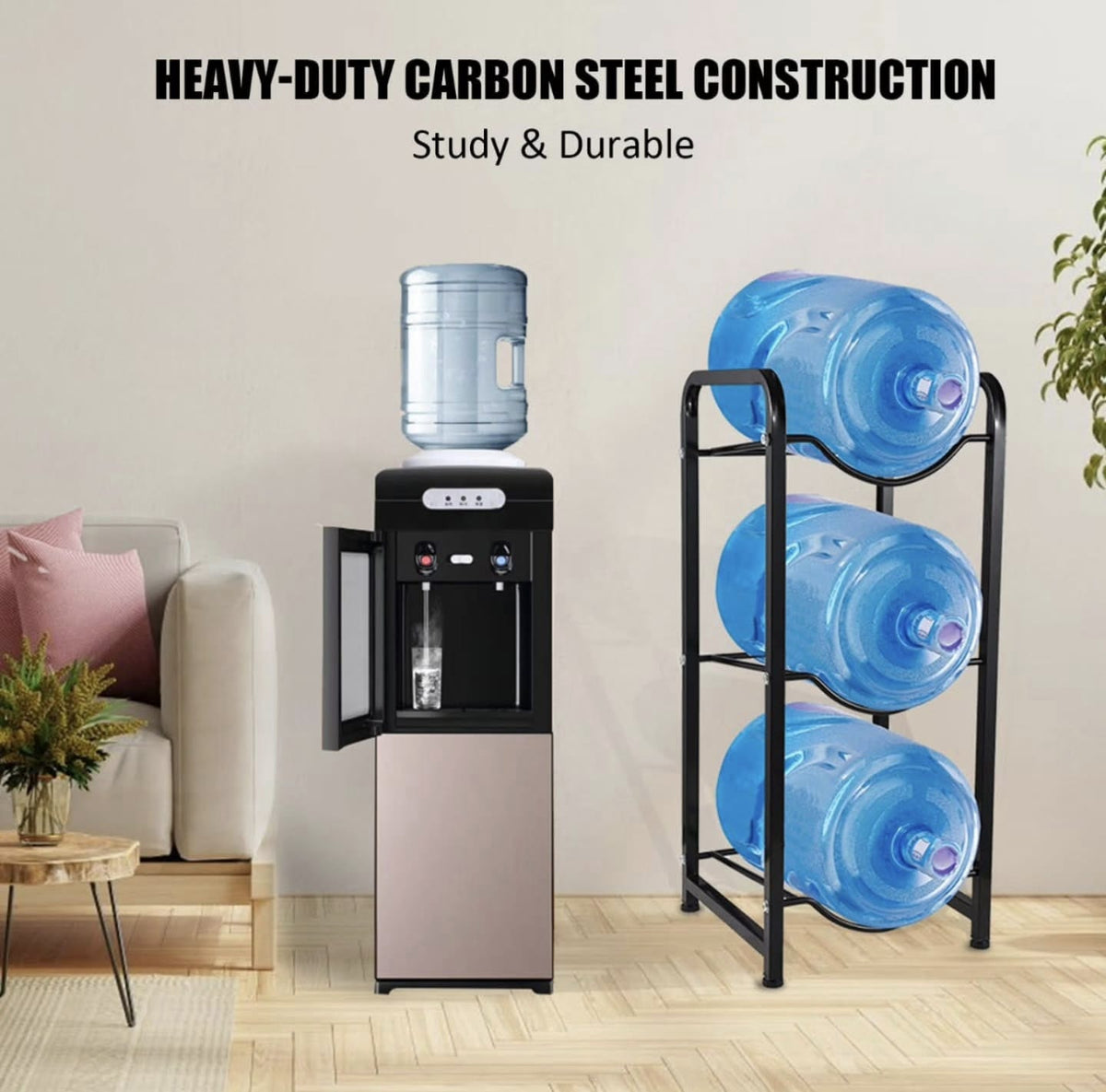3 Tier Heavy Duty water Bottle Rack