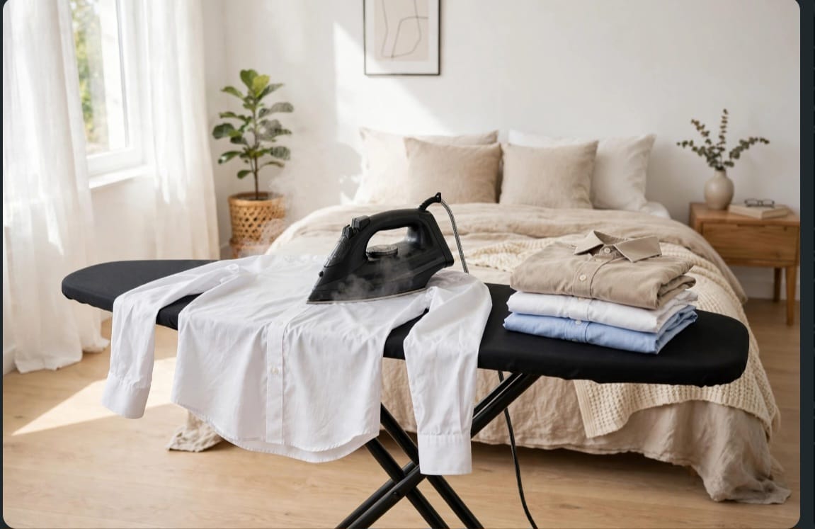 Premium Black ironing Board